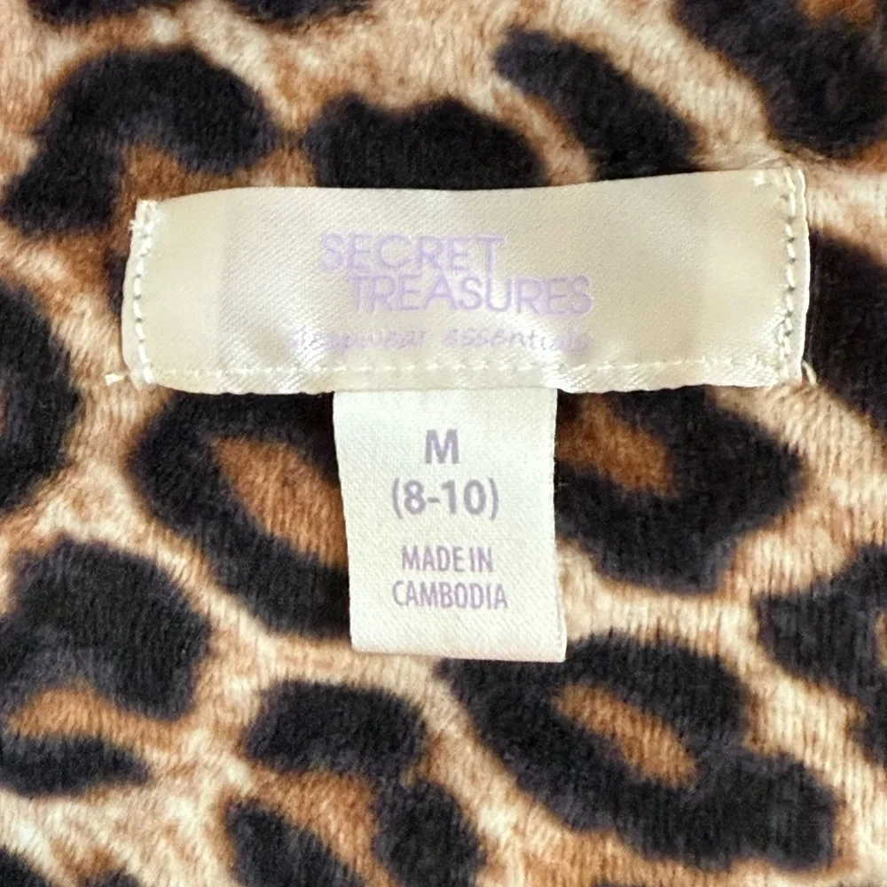 Velour Jogger Sleep Set — leopard print - Picture 4 of 9